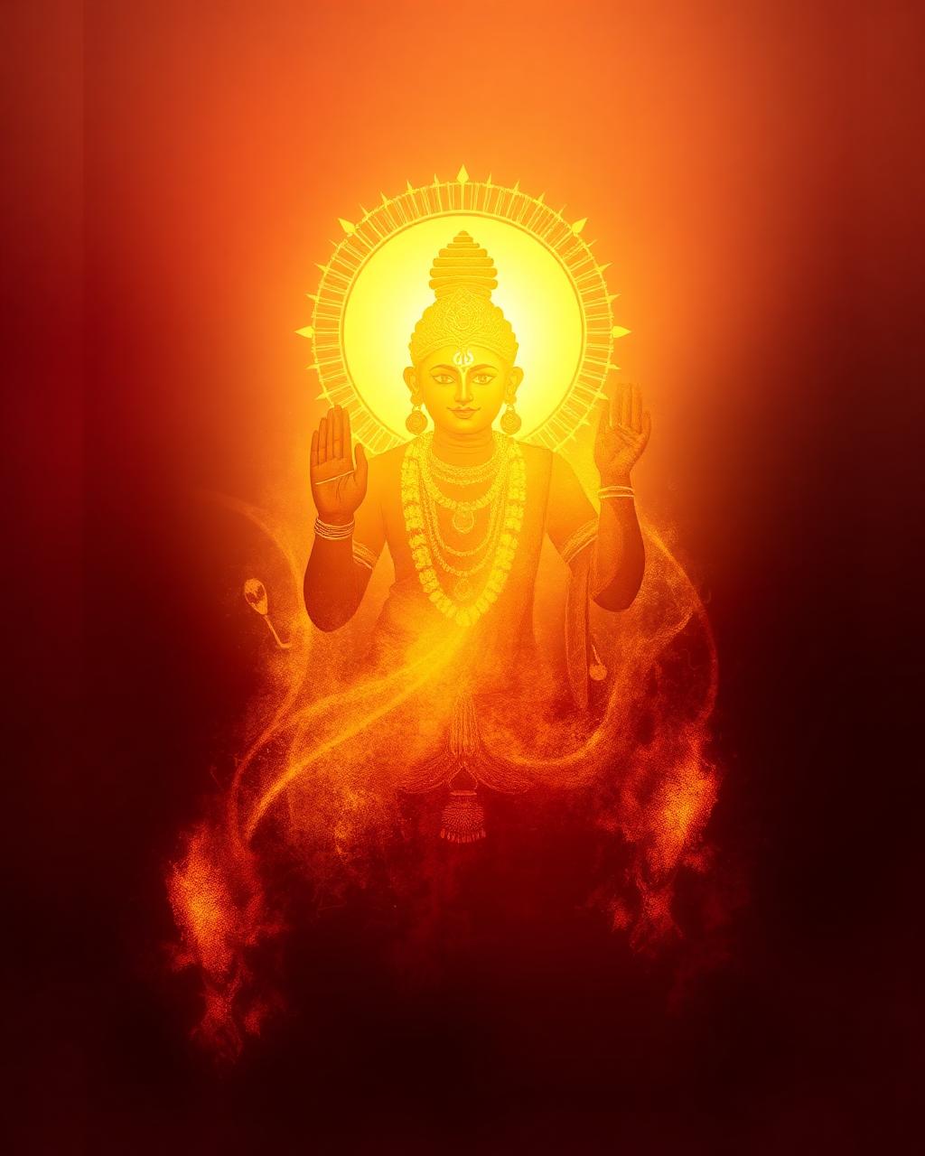 Lord Srinivasa divine portrait